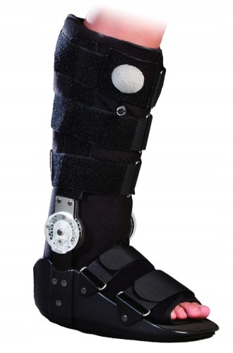 Orteza z regulacją kąta na goleń i stopę