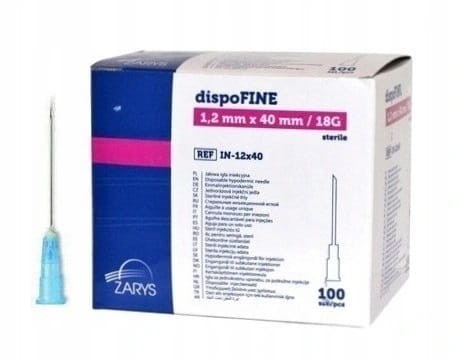 Igły iniekcyjne Zarys DispoFINE 100 szt.