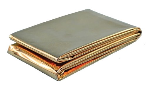 Koc ratunkowy termiczny Srebrno-Złoty 160 x 210 cm