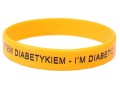 Opaska dla diabetyka cukrzyka "Jestem diabetykiem"