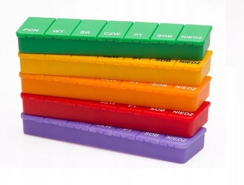 Kasetka na lekarstwa (7 dni tygodnia)